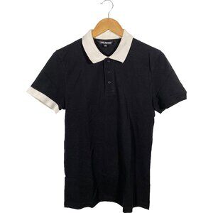 Neil Barrett Contrast Sleeve Polo Shirt Size M